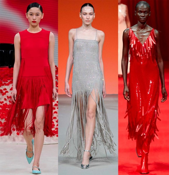 Бахрома на одежде: модные новинки сезона Бахрома на одежде: модные новинки сезона