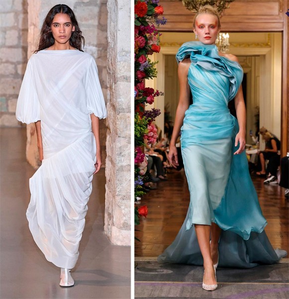 Трендовые платья и другая одежда с драпировкой: модная тенденция Трендовые платья и другая одежда с драпировкой: модная тенденция