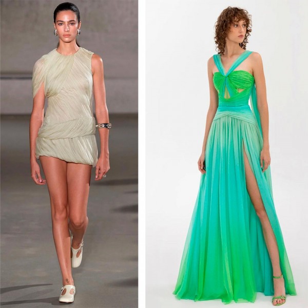 Трендовые платья и другая одежда с драпировкой: модная тенденция Трендовые платья и другая одежда с драпировкой: модная тенденция