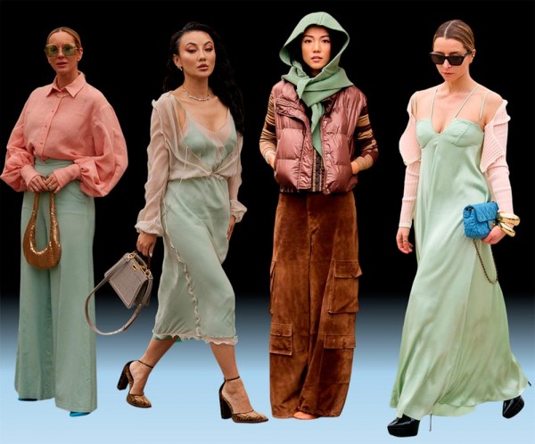 Модные цвета одежды с неделей мод в Париже, Милане, Нью-Йорке, Копенгагене Модные цвета одежды с неделей мод в Париже, Милане, Нью-Йорке, Копенгагене