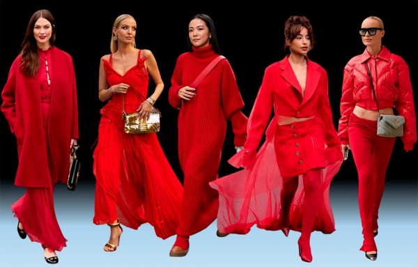 Модные цвета одежды с неделей мод в Париже, Милане, Нью-Йорке, Копенгагене Модные цвета одежды с неделей мод в Париже, Милане, Нью-Йорке, Копенгагене