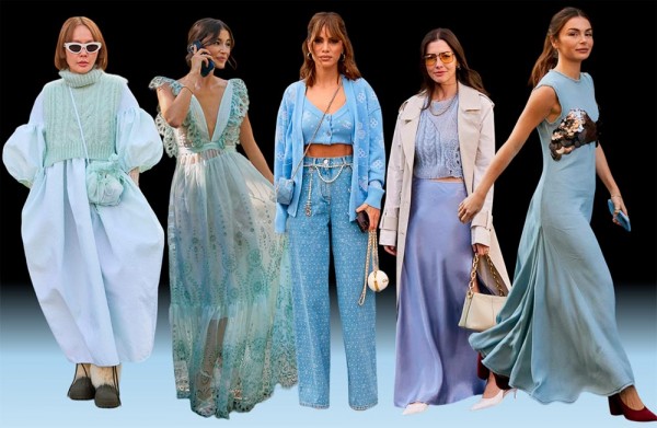 Модные цвета одежды с неделей мод в Париже, Милане, Нью-Йорке, Копенгагене Модные цвета одежды с неделей мод в Париже, Милане, Нью-Йорке, Копенгагене