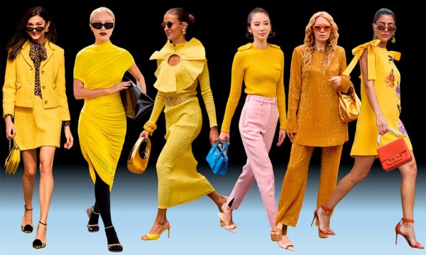 Модные цвета одежды с неделей мод в Париже, Милане, Нью-Йорке, Копенгагене Модные цвета одежды с неделей мод в Париже, Милане, Нью-Йорке, Копенгагене