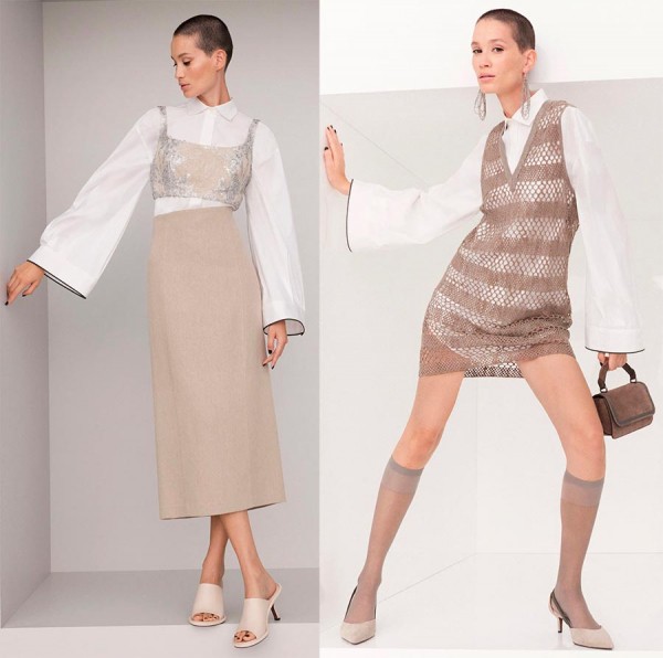 Модные женские рубашки и платья-рубашки 2024