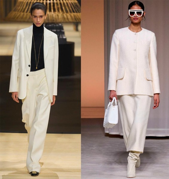 Красивые и модные образы в белом цвете оттенка Ivory Красивые и модные образы в белом цвете оттенка Ivory