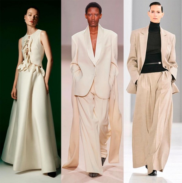 Красивые и модные образы в белом цвете оттенка Ivory Красивые и модные образы в белом цвете оттенка Ivory