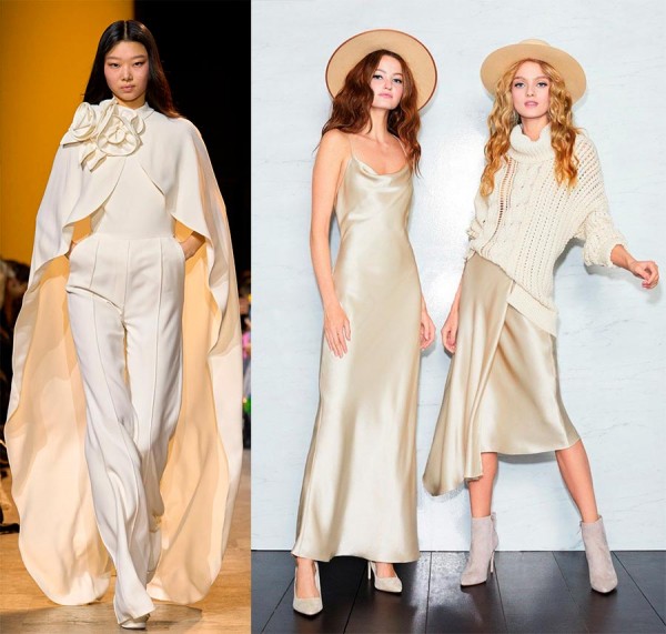 Красивые и модные образы в белом цвете оттенка Ivory Красивые и модные образы в белом цвете оттенка Ivory