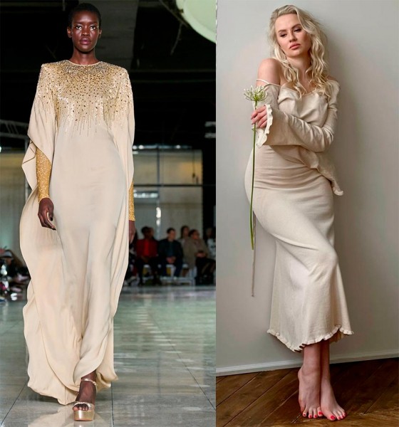 Красивые и модные образы в белом цвете оттенка Ivory Красивые и модные образы в белом цвете оттенка Ivory