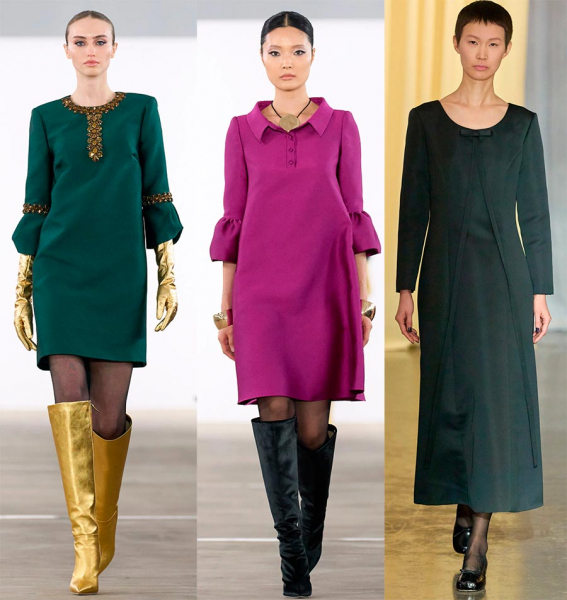 Элегантные деловые платья 2025