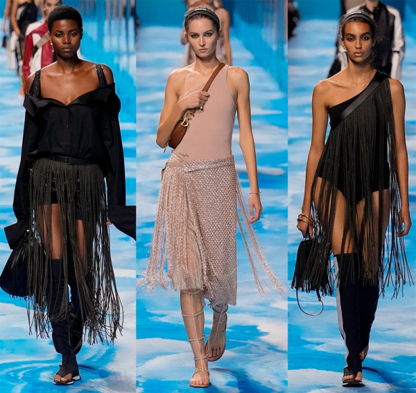 Бахрома 2025: трендовые вещи от платьев до кардиганов