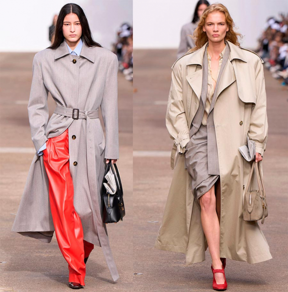 Тренд на образы с массивными плечами 2025