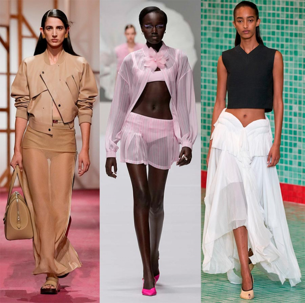 Прозрачность в одежде: тренд женской моды 2025 Прозрачность в одежде: тренд женской моды 2025