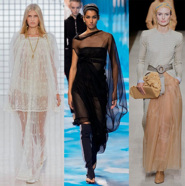 Прозрачность в одежде: тренд женской моды 2025 Прозрачность в одежде: тренд женской моды 2025