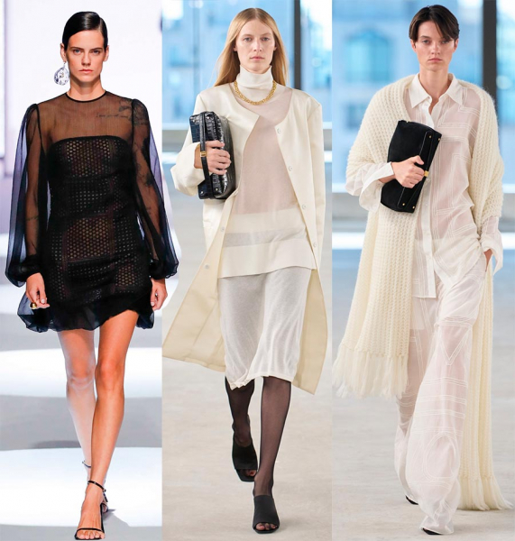 Прозрачность в одежде: тренд женской моды 2025 Прозрачность в одежде: тренд женской моды 2025