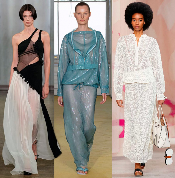 Прозрачность в одежде: тренд женской моды 2025 Прозрачность в одежде: тренд женской моды 2025