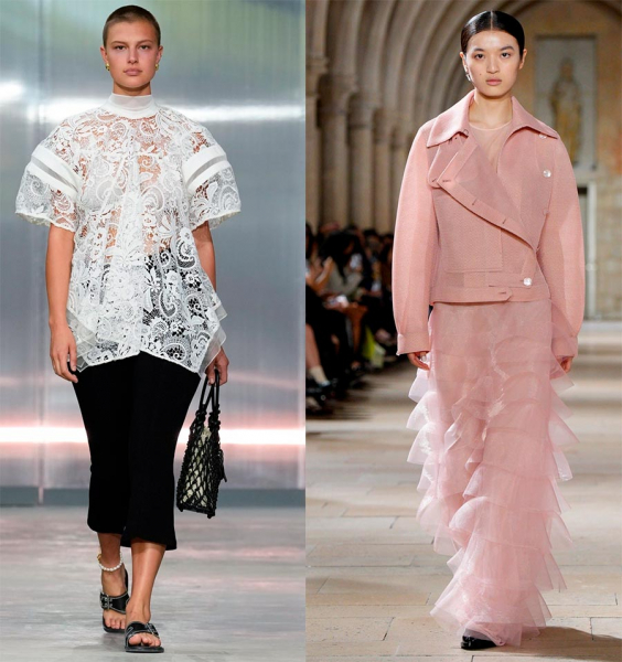 Прозрачность в одежде: тренд женской моды 2025 Прозрачность в одежде: тренд женской моды 2025