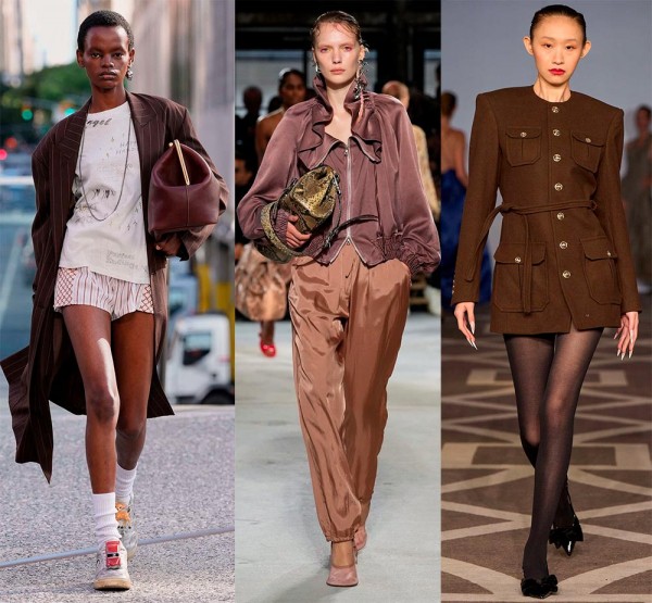 Коричневые оттенки одежды в тренде: женская мода 2025 Коричневые оттенки одежды в тренде: женская мода 2025