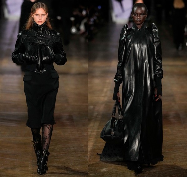 Кожаные платья, юбки, шорты и верхняя одежда 2025-2026